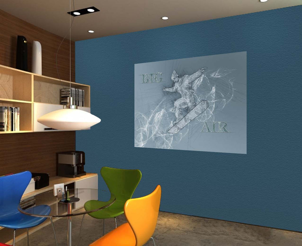 Snowboarder Sports Mural