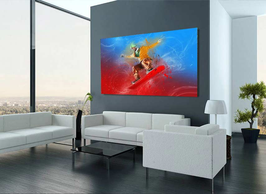 Snowboarder Sports Mural II