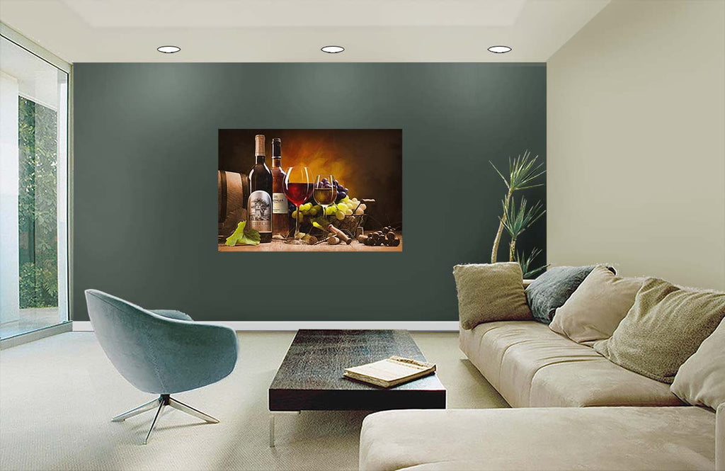 A taste of Napa Valley wine mural