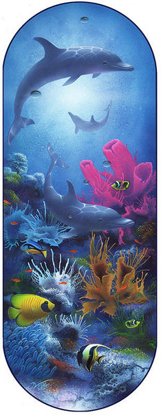 "Life Song" Dolphin Poster - 12" x 36"