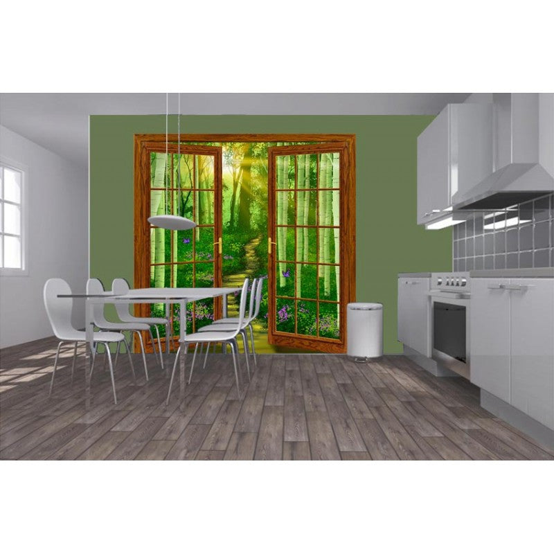 Doorway to Dreams (80" x 84") - French Door Wall Mural