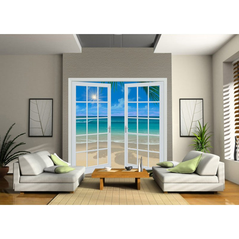 Doorway to Paradise (80" x 84") - French Door Wall Mural