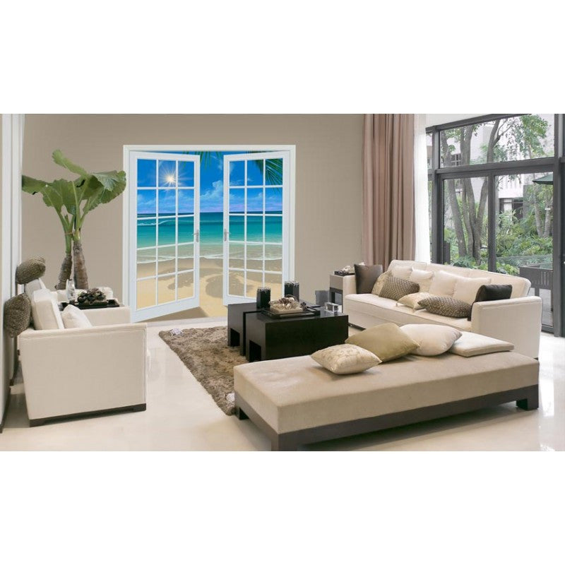 Doorway to Paradise (80" x 84") - French Door Wall Mural