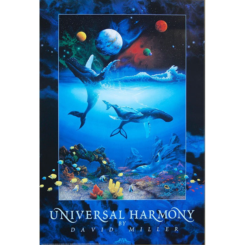 "Universal Harmony" Humpback Whale Poster - 24" x 36"